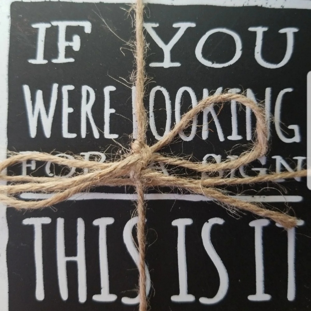 Kitchen Coasters black & white - Picture 4 of 8